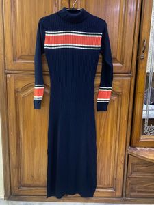 Sweater Dress With High Neck