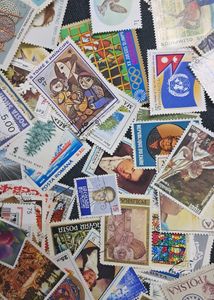 80+ FOREIGN STAMPS