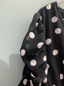 H&amp;M Draped Chiffon Dress