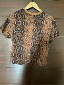 ONLY Animal Print Tshirt (S)