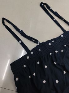 Polka Dot Short Jumpsuit For Women