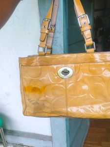 Vintage Coach Hampton patent leather ❤️❤️❤️bag