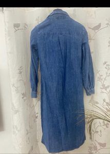 H&amp;M Denim midi Dress