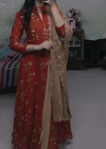 FULL FLARED GOWN