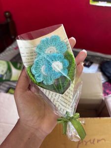 crochet mini bouquets