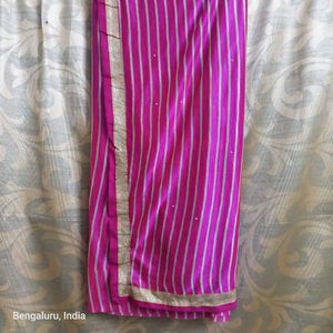 Pink Saree