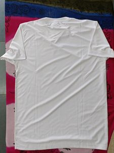 Adidas White Half Sleeve 👕 Tshirt For Man