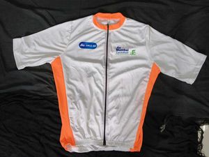 Unisex Large Size Cycling Jersey with Back Pockets