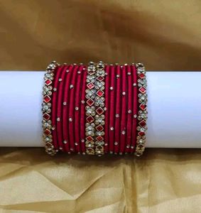 Red & Gold Bangle Set