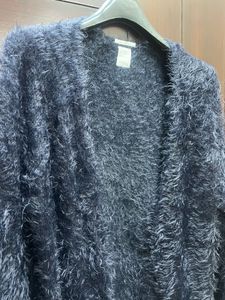 Zara Shaggy Knit Cardigan