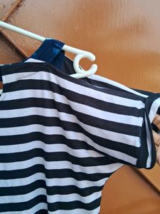 Striped Short Sleeve Top