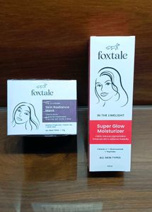 Foxtale Skin Radiance Mask And Moisturizer