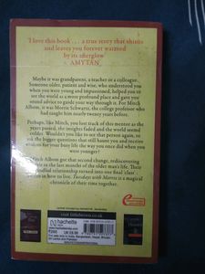 Tuesdays With Morrie By Mitch Albom