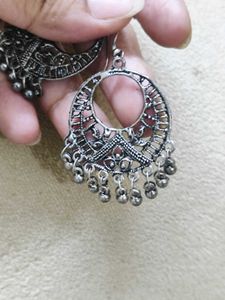 Oxidised Jhumka Combo