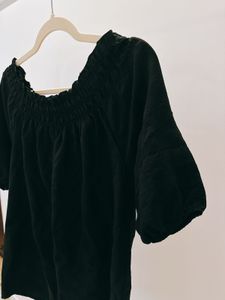 Chic Black Off-Shoulder Top