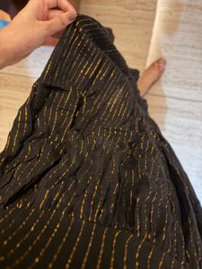 Sparkly Black Midi Dress