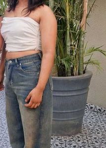 White Ruffled Sleeveless Top