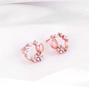 giva 925 silver (Rose Gold) Wreath Jewelry Set