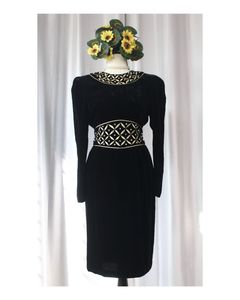🎉🎉SALE🎉🎉 Korean Rhinestone Velvet Dress