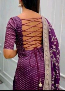 Elegant Purple Kurta Set