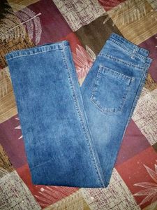 Wide Leg Denim Jeans