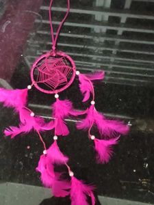 Pink Feather Dreamcatcher