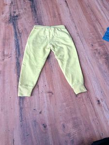 kids Cute Yellow Joggers