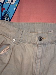 Light Wash Cargo Jeans