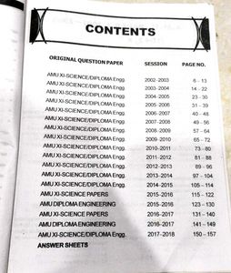 (10+2) XI Science Diploma Engg. Question Bank