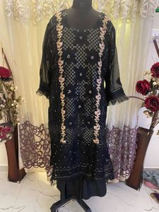 Elegant Black pakistani dress