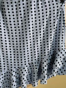 Polka Dot Ruffle Skirt