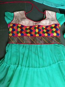 Ethnic Gown+Pant+Dupatta You Can Resize Upto 40
