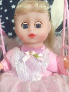Cute Baby Girl Angel Doll - In Baby Pink