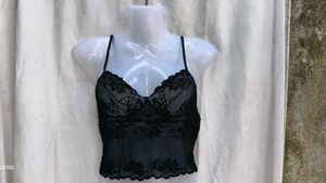 5111. Black Lace Bralette Top