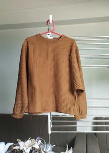 Earthy Brown long sleeve pullover