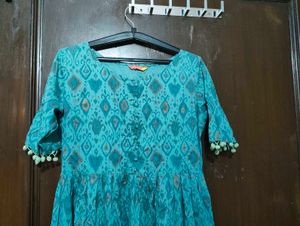 Persian Green Anarkali Kurti