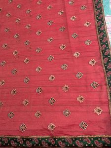 Elegant Embroidered Saree
