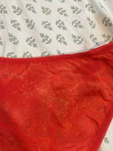 Red Little Lacy Underwear