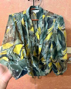 Vintage Print Blouse