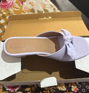 Lavender Bow Flats