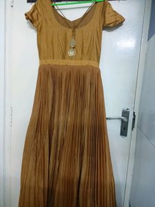 Brown 🤎 Long Khali Dress