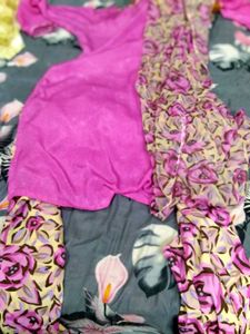 Silk Salwar Suit With Duppata
