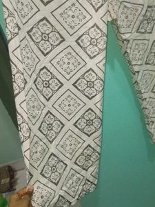 Patterned Wide Leg Pants