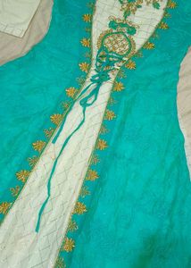 Anarkali Gown With Pant &amp; Dupatta