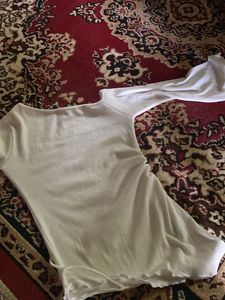 White Cut-Out Top