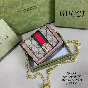 GUCCI OPHIDIA WALLET WITH CHAIN SLING WD box