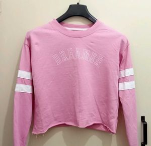 Round Neck Tshirt With Drop Shoulder Sleeve