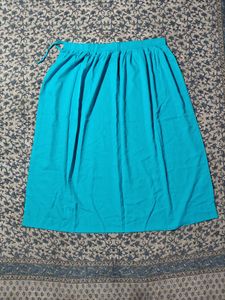 Blue Pink Semi Bridal Lehenga Choli