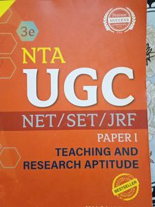 NTA UGC NET/SET/JRF Paper 1 Book