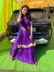 Purple 💜 New Vintage Lehnga
